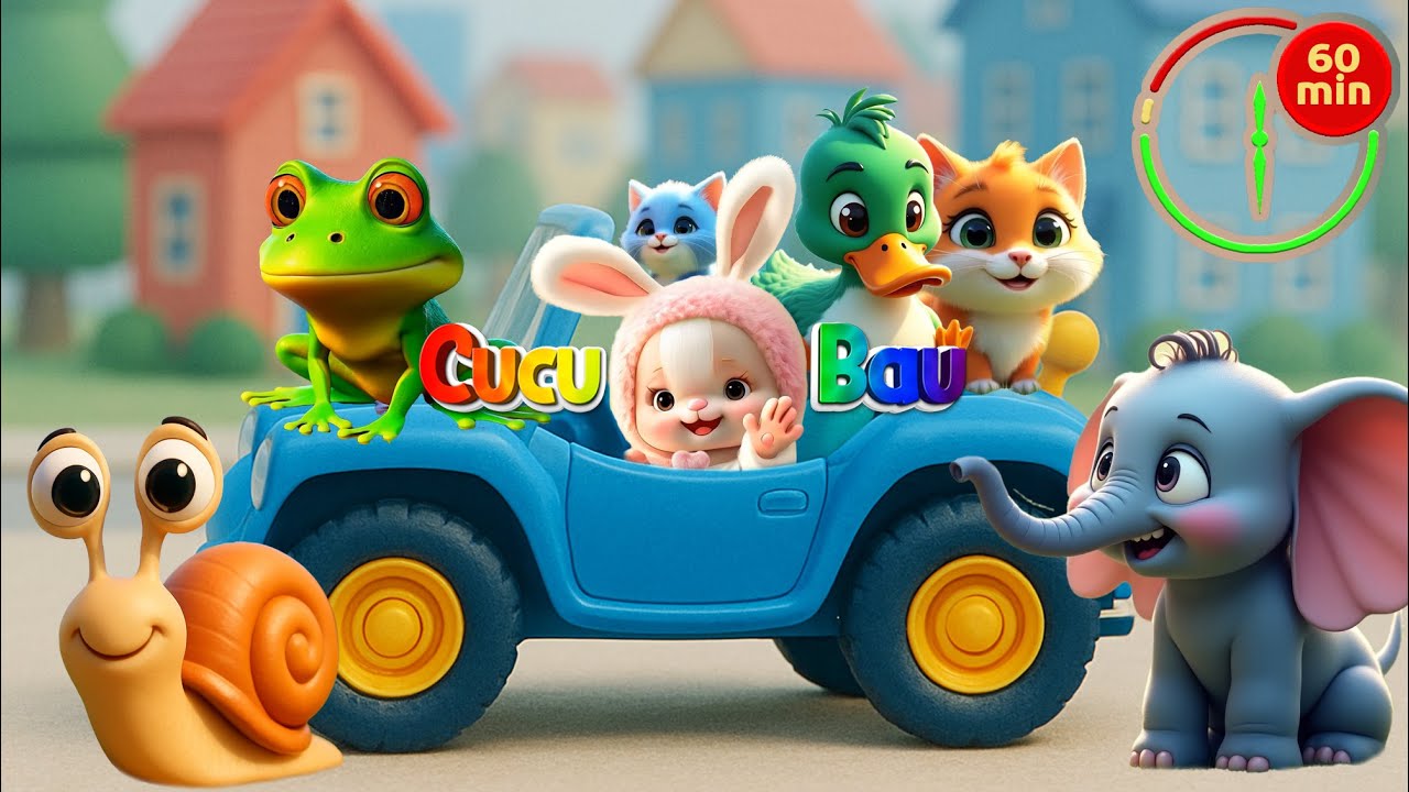 C&acirc;ntecele Copilăriei &ndash; Melc, Melc, Codobelc | O Rățușcă Stă pe Lac | Oac Oac Diri Diri Dam  #CucuBau