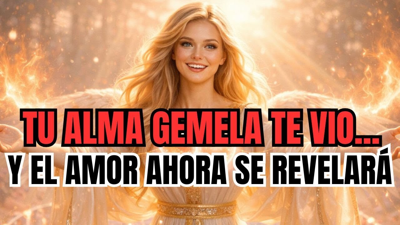 TU ALMA GEMELA TE VIO... Y EL AMOR AHORA SE REVELARÁ