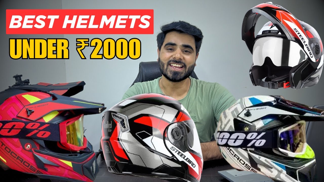 Best Helmets under 2000 Rupees for Touring in 2025 | Best Steel Bird Helmets | Best Vega Helmets