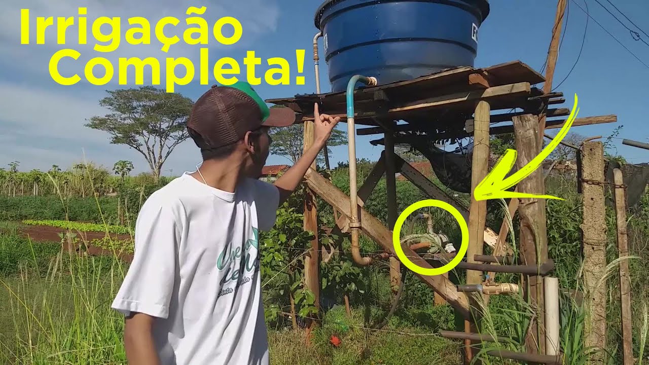 Sistema de Irrigação Completo - Irrigação de Baixo Custo