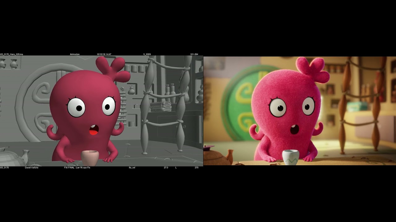 Uglydolls Before after shots comparison