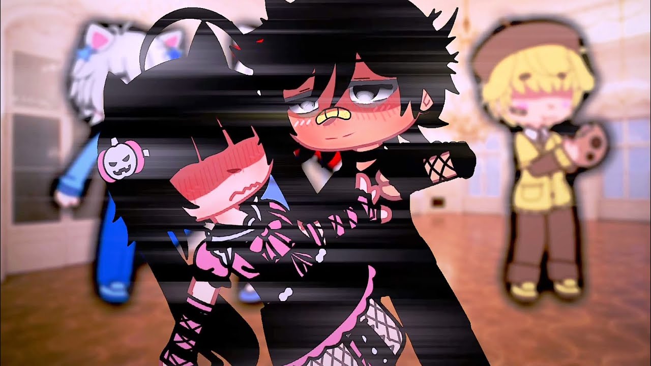 ¡! ❞ Who said I said yes? 💘 ¡! ❞ || Gacha Club || Sanrio || Kuromi x Badtz-maru || OG Meme
