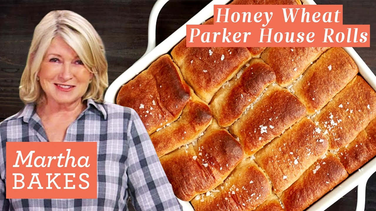Martha Stewart's Honey Wheat Parker House Rolls | Martha Bakes Recipes | Martha Stewart Living