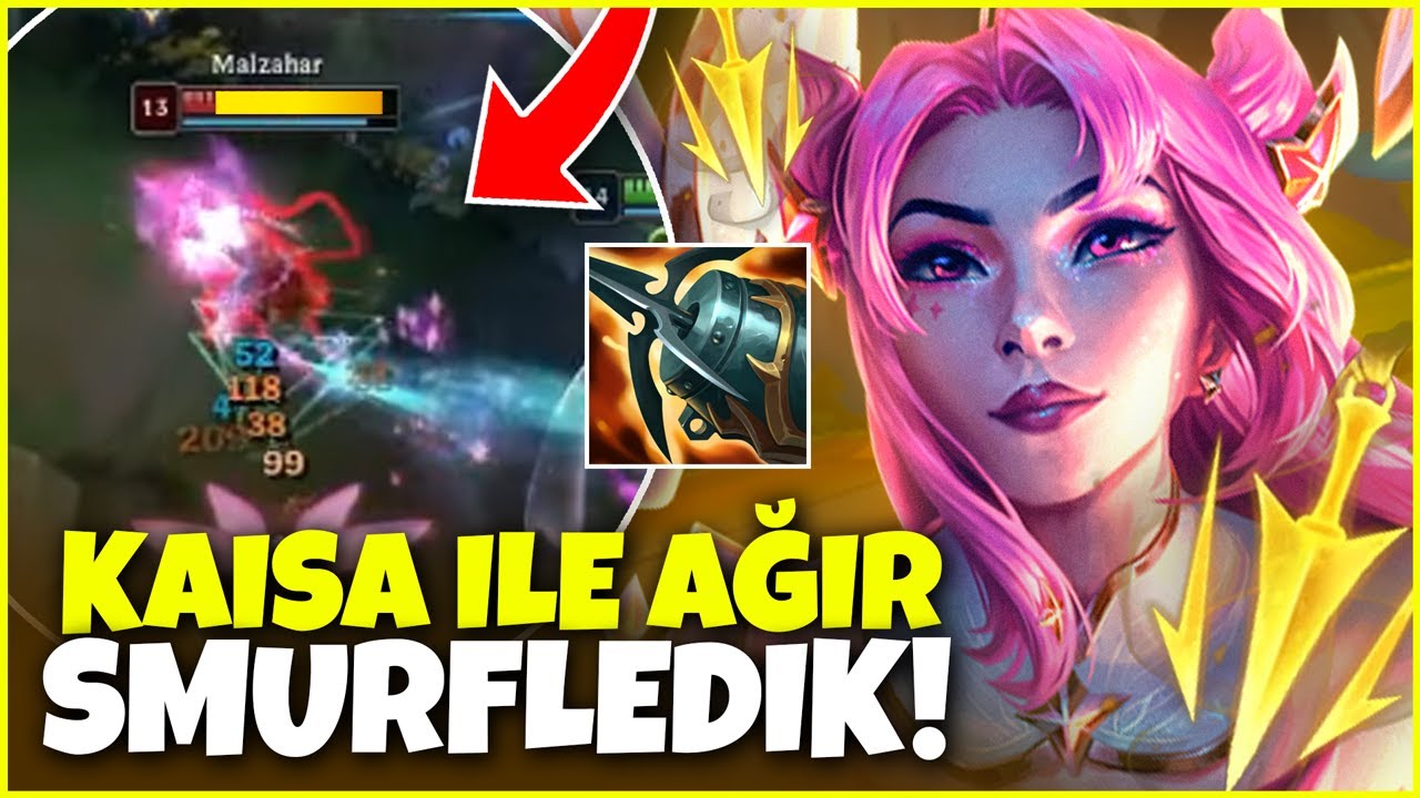 KAİSA İLE EUW SUNUCUSUNDA 1V9 ATTIK RAKİBİN İÇİNDEN GEÇTİK YANİ RAKİP BAYGIN YATIYO YERDE