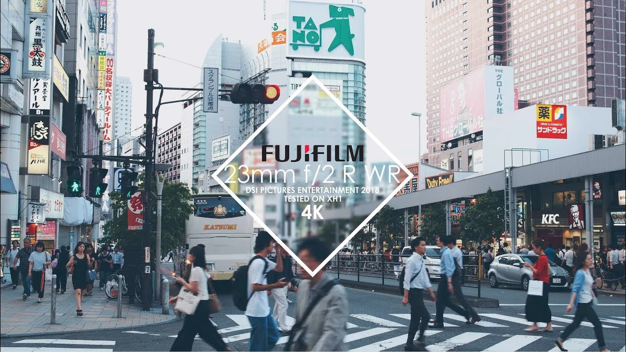 Fujifilm XF 23mm f/2 R WR 4K Video Test (Shot it on XH1 in Tokyo)