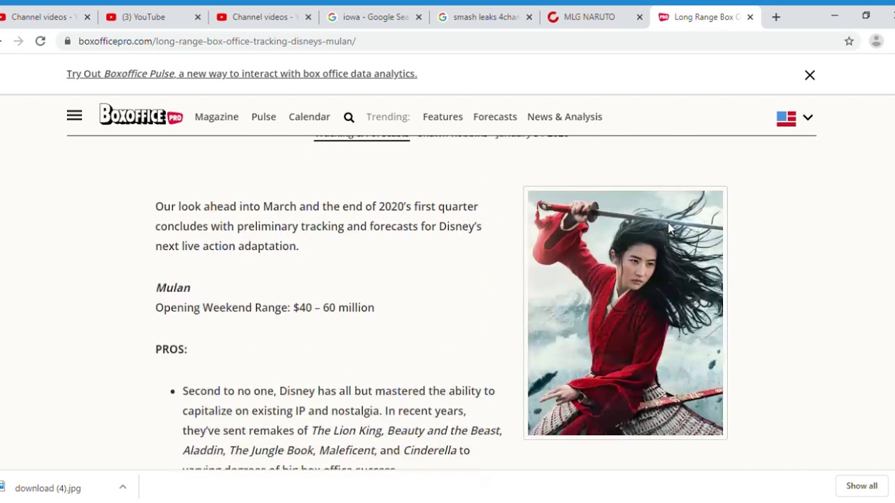 Mulan will be a flop