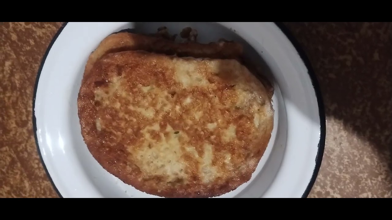 За закуска си изпържих филийки с яйца #пърженифилийки
