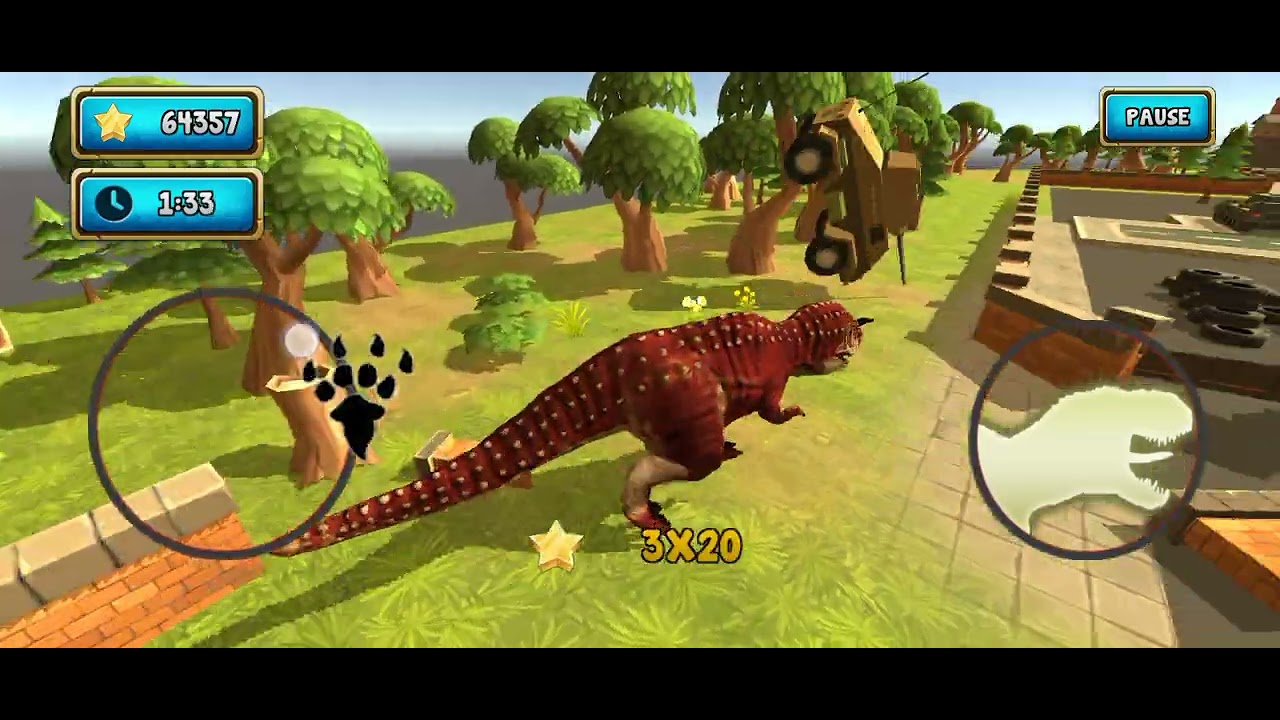 Dinosaur simulator: dino world use A Disney Carnotaurus