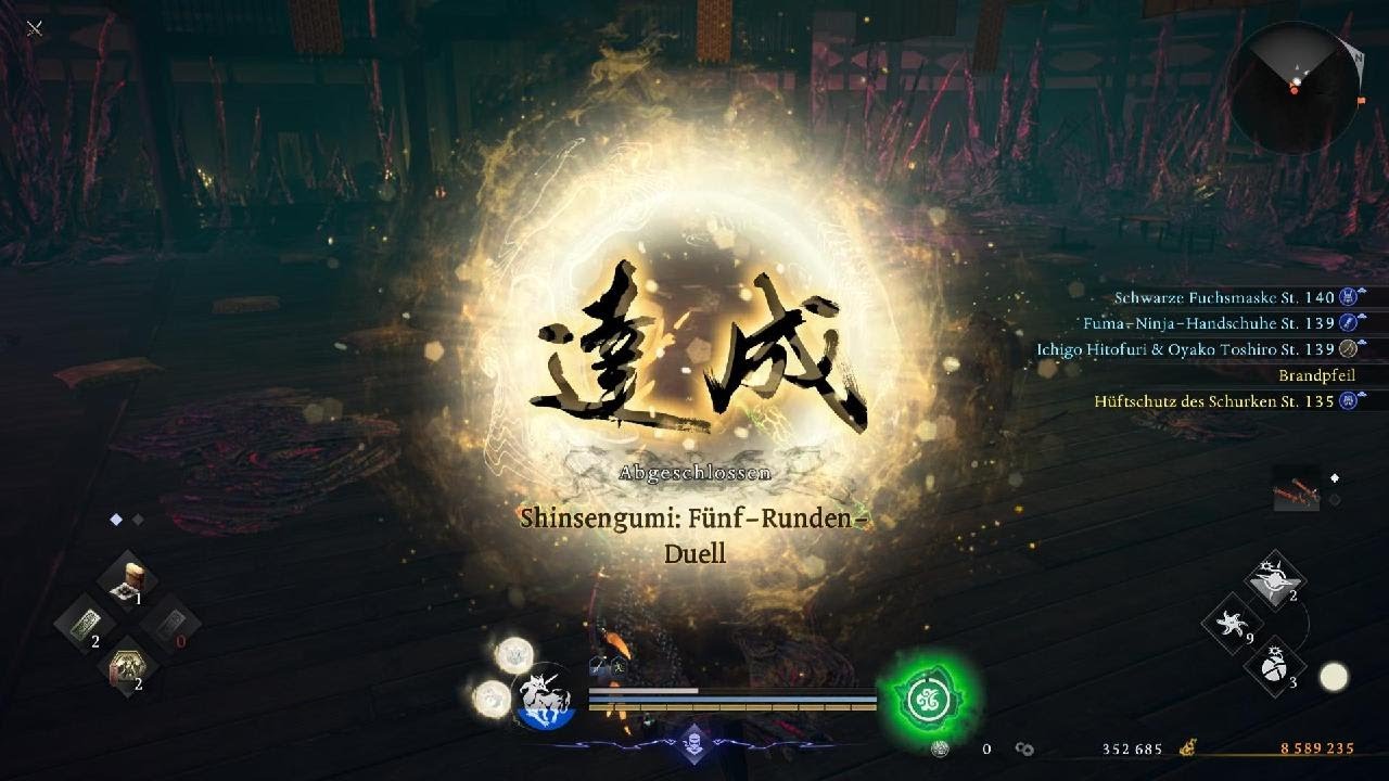 Nioh 3 Shinsengumi : Fünf Runden Duell