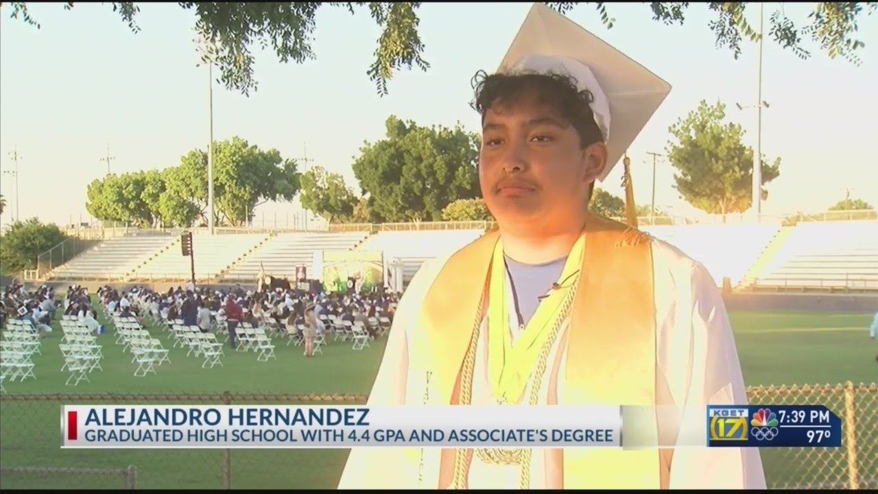 16-year-old Delano HS student graduates high school with associates degree