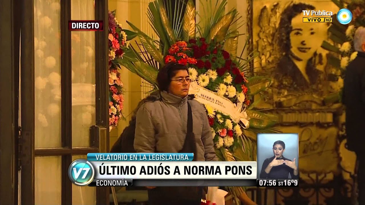 Visi&oacute;n 7 - El &uacute;ltimo adi&oacute;s a Norma Pons (1)