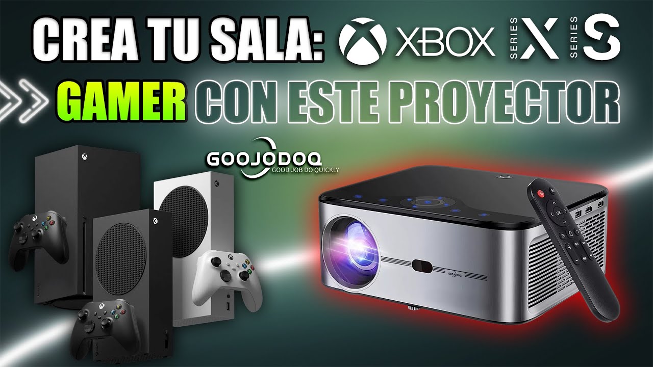 CREA TU SALA GAMER DE XBOX SERIES S | X CON ESTE PROYECTOR
