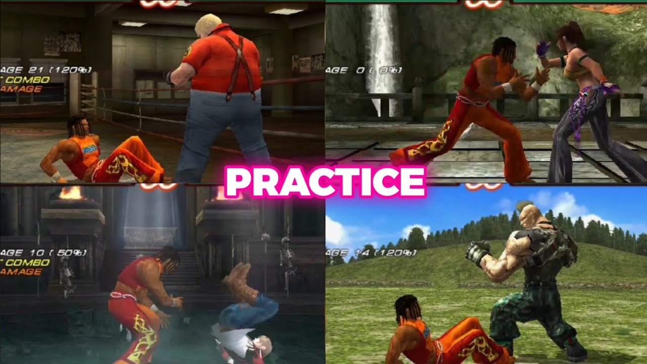 All stages in training mode | TEKKEN 6