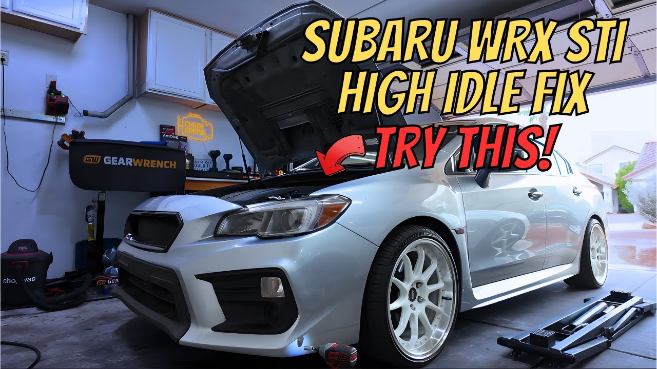 Как устранить проблему с повышенными оборотами холостого хода на Subaru WRX/STI? Как выполнить пр...