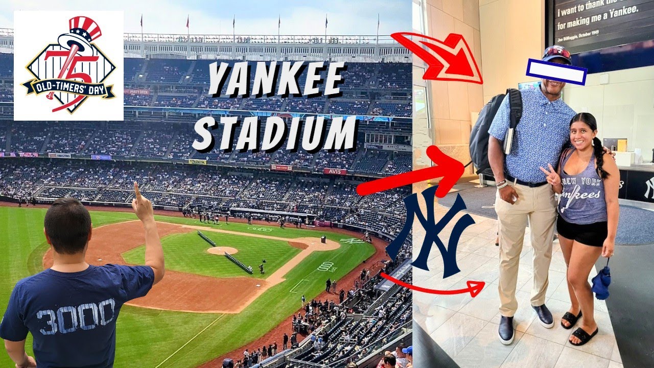Yankee Stadium Old Timers Day Flooded & We Met A Yankee and Mets LEGEND! SUBSCRIBE 👍