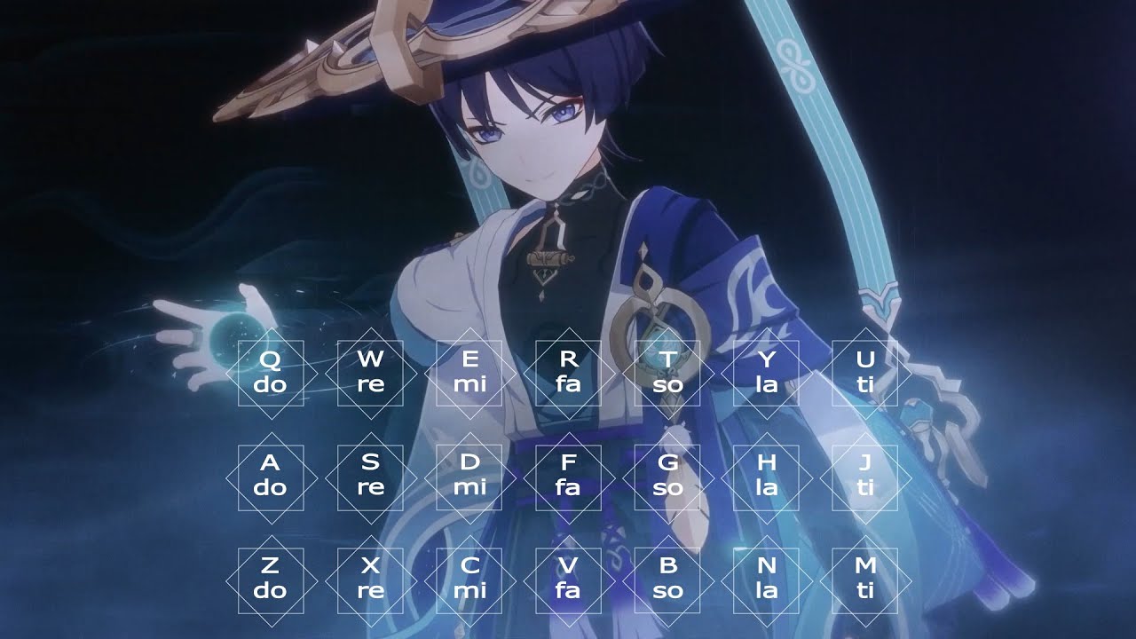 『Wanderer Demo 放浪者実戦紹介』Genshin Impact Windsong Lyre | 風吹きのライアー