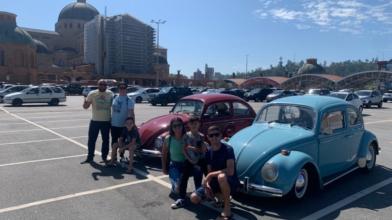 Primeira viagem com fusca para Aparecida e Águas de Lindóia/Sp