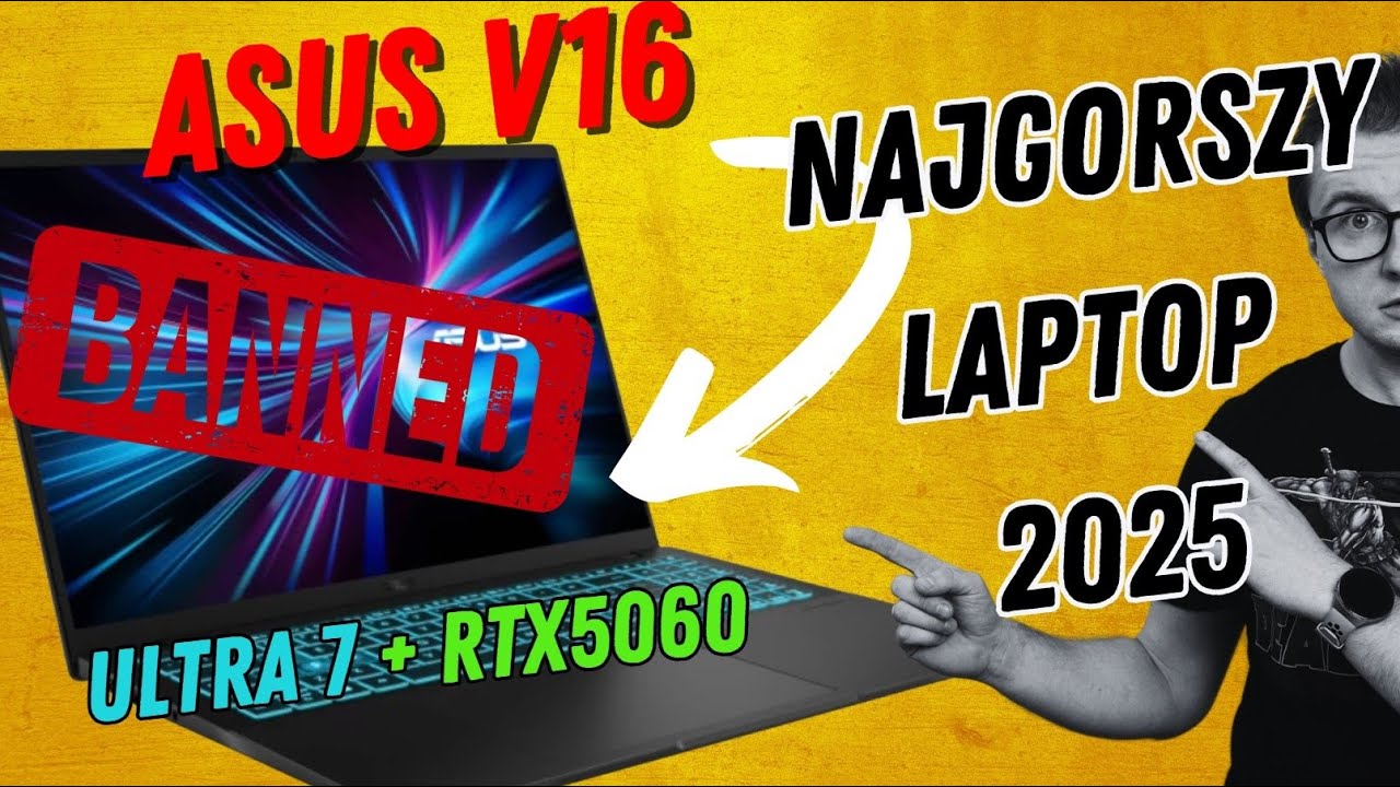 ASUS V16 RTX 5060🔥 PRAWDA O NAJGORSZYM? LAPTOPIE GAMINGOWYM 2025! 🔥