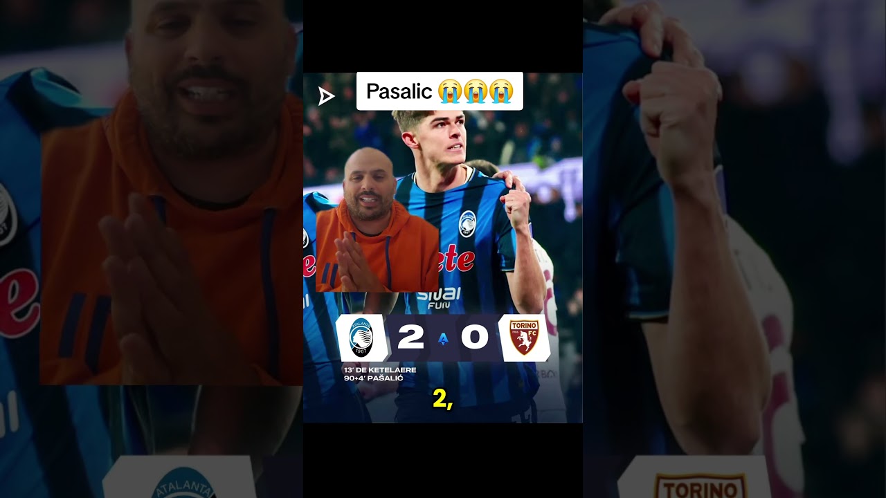 Atalanta–Torino 2-0: BRIVIDI al gol di Pasalic 💔 lacrime per il padre|Palladino top!
