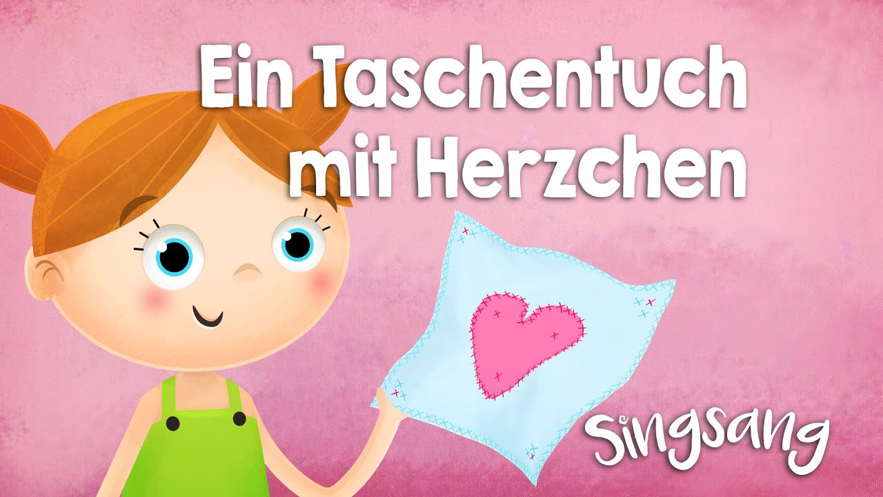 Ein Taschentuch mit Herzchen – Singsang – Lieder für Kinder 🎺
