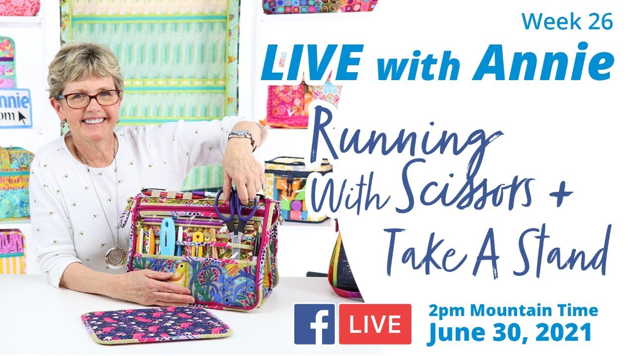 Week 26: Running with Scissors & Take A Stand (LIVE with Annie)