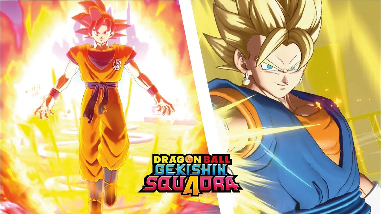 CRAZY GAME CON GOKU SSJ GOD E VEGITO (buchi per terra assicurati) - [Dragon Ball Gekishin Squadra]