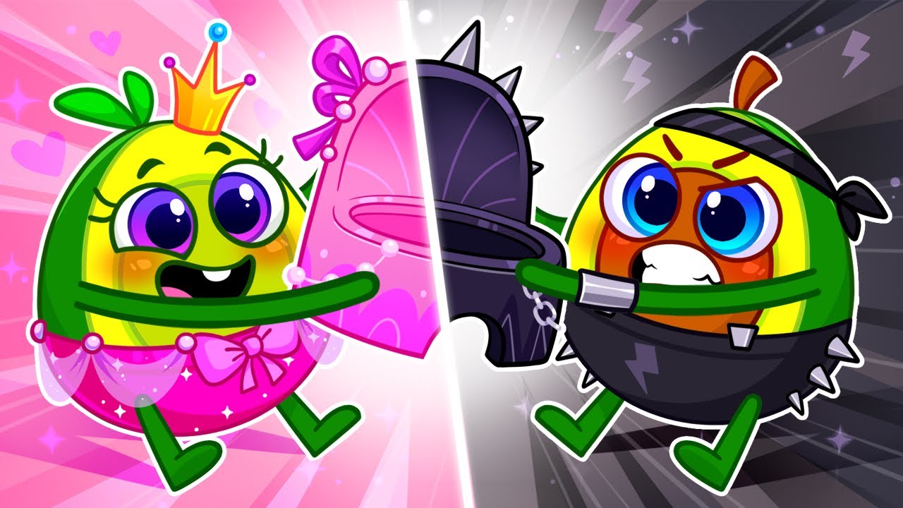 Pink Baby VS Black Baby 🐣✨ Rainbow Color Challenge with Meet Penny 🌈