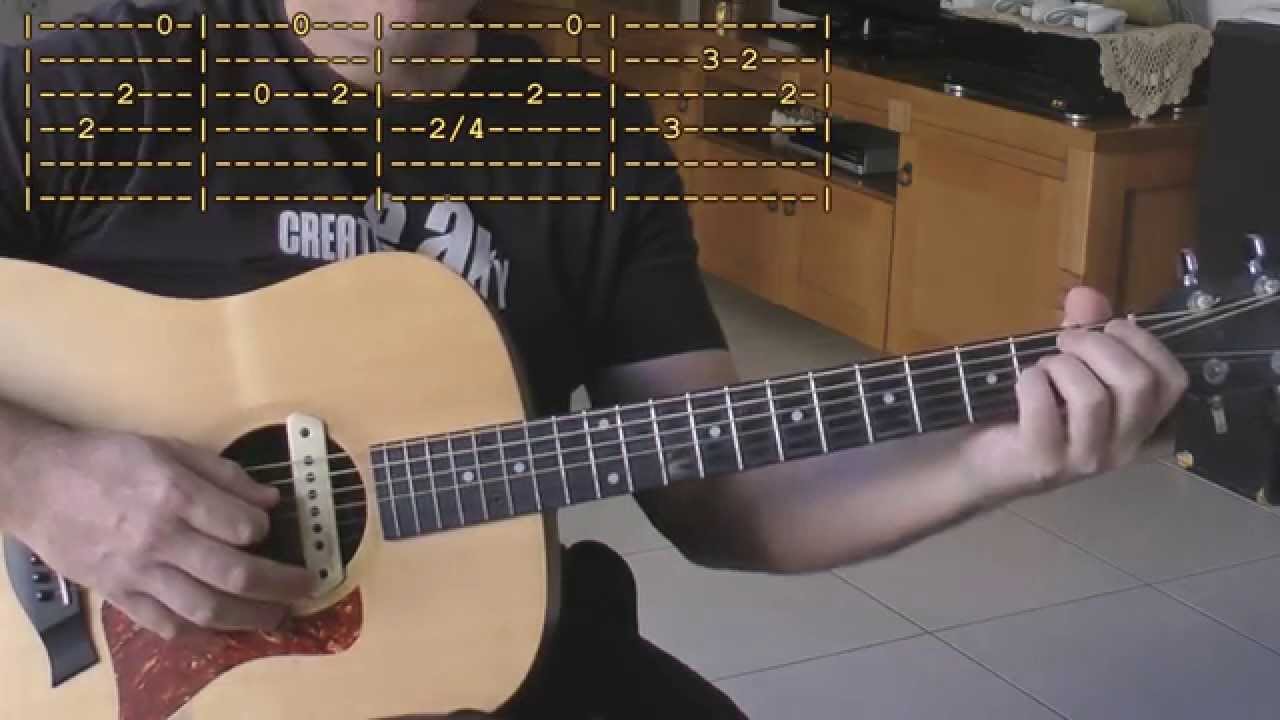Lucy in the sky with diamonds - שיעור גיטרה חלק 1