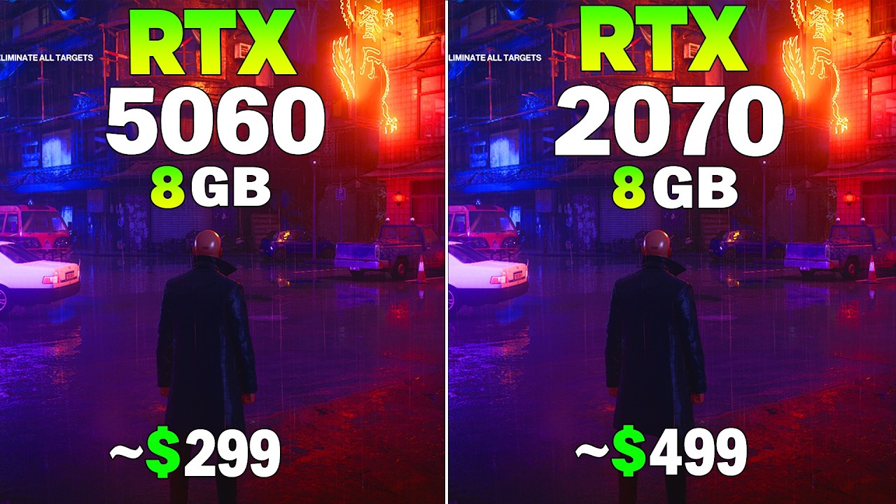 RTX 5060 vs RTX 2070 - Test in 12 Games