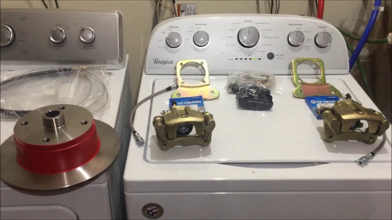 Vw bug EMPI  rear disc brake conversion Part 2 of 3