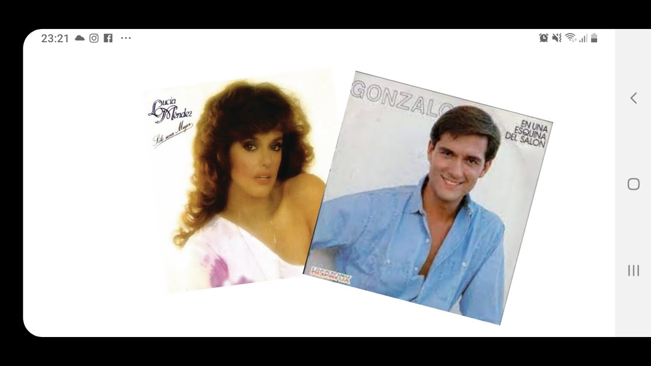 Lucia Méndez vs el original Gonzalo - soy bellísimo