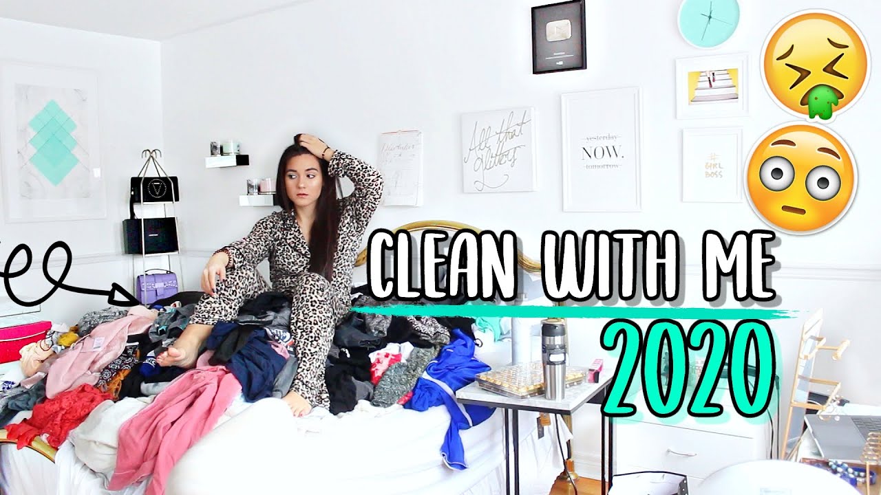 2020 DEEP Cleaning My Room !!