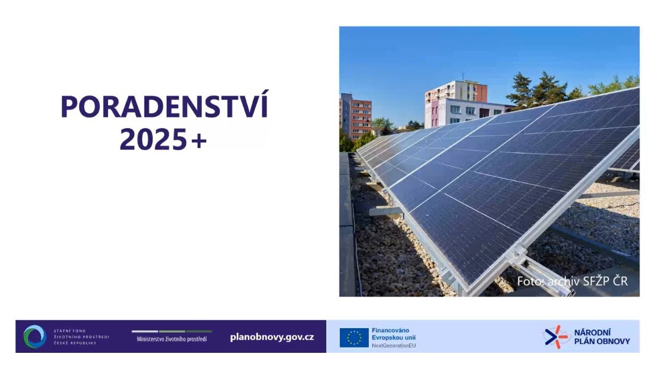 Webinář k novému systému energetického poradenství 4. srpna 2025