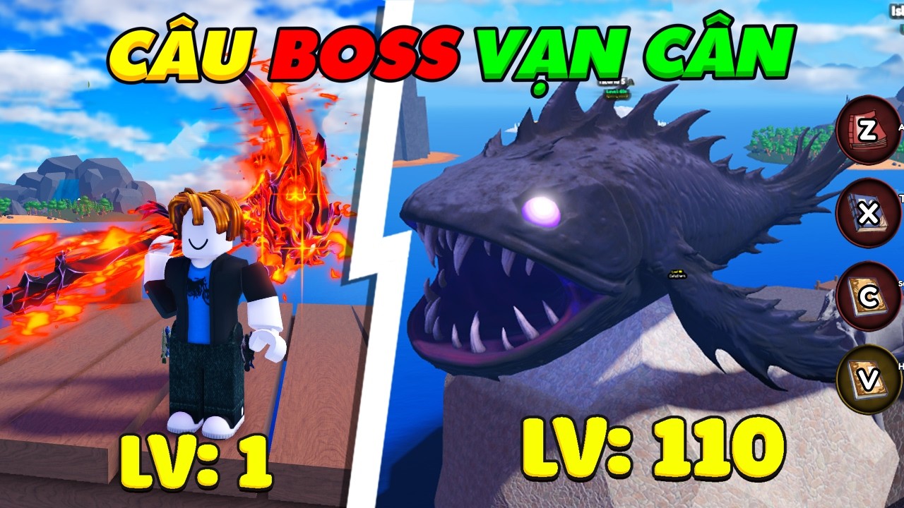 ZENO GẶP ADMIN T GAMING - THỬ THÁCH LẤY COMBO MẠNH NHẤT SĂN TẤT CẢ BOSS PHÁ ĐẢO GAME TITAN FISHING