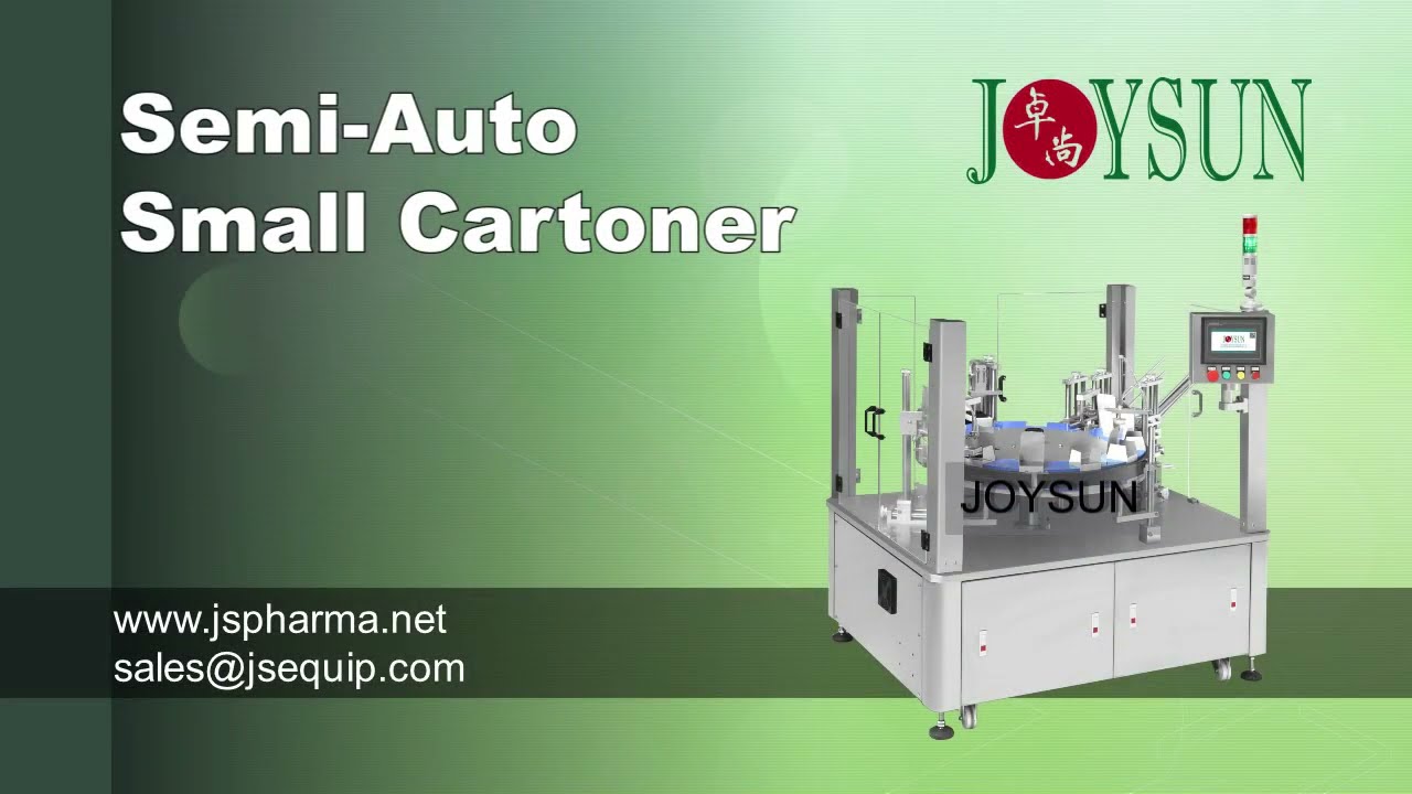 Semi Auto Small Cartoner|Carton Insertion Machine