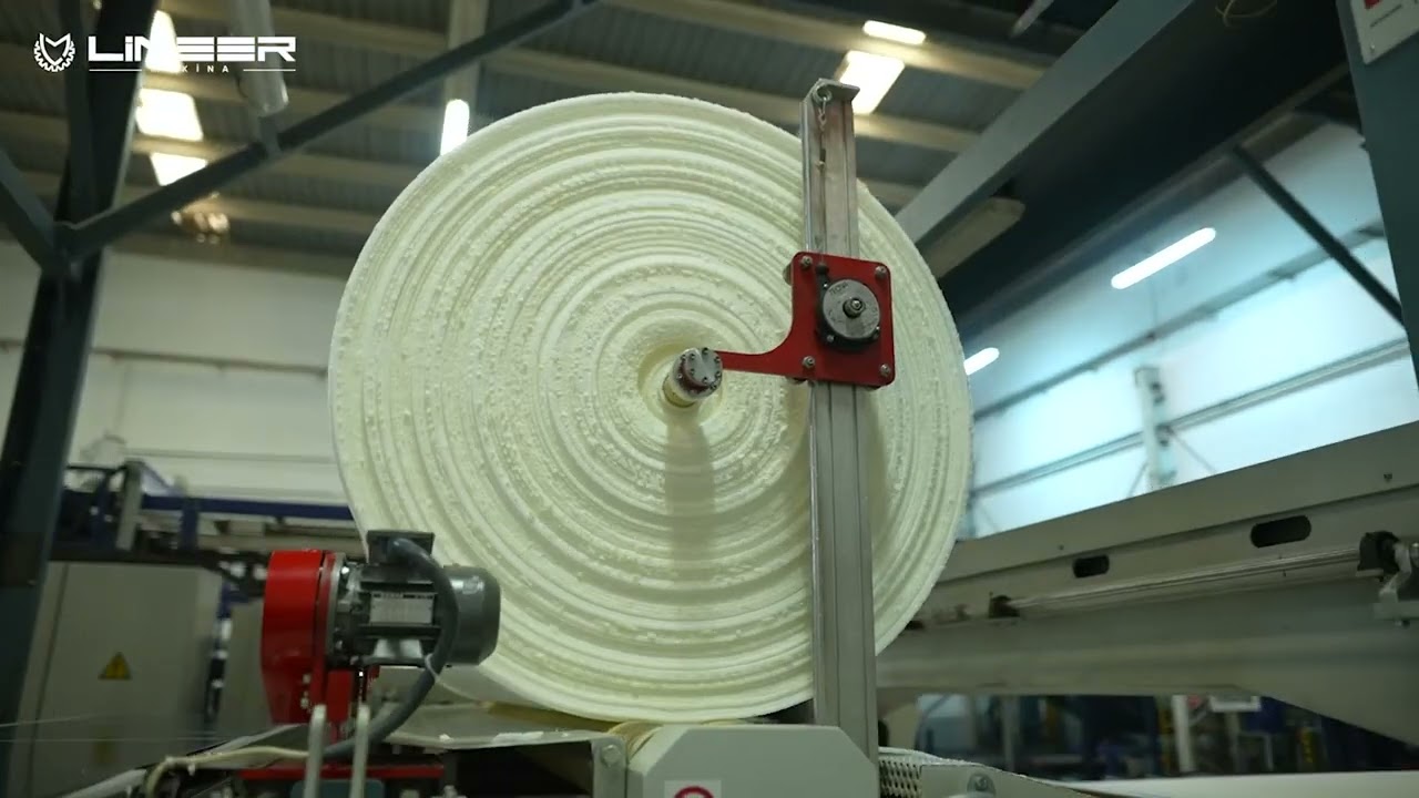Looper Rulo Sünger Kesim & Foam Splitting Machine