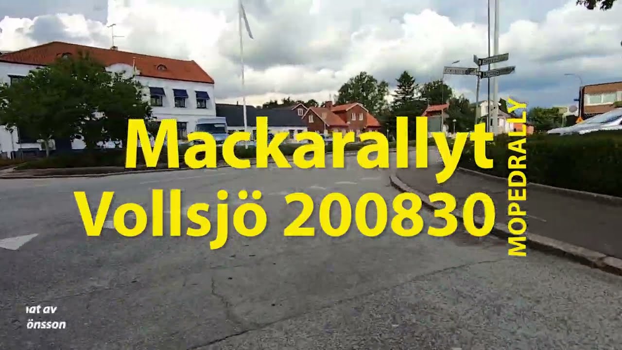 Mopedrally Mackarallyt Vollsjö 200830