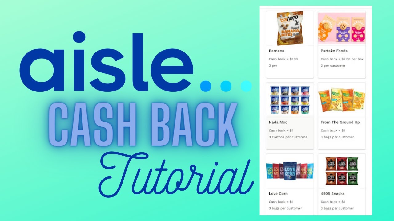 What is Aisle Cash Back Program? 🤷&zwj;♀️ | Rebate Program Tutorial | Create Account, Shop, Text, then $