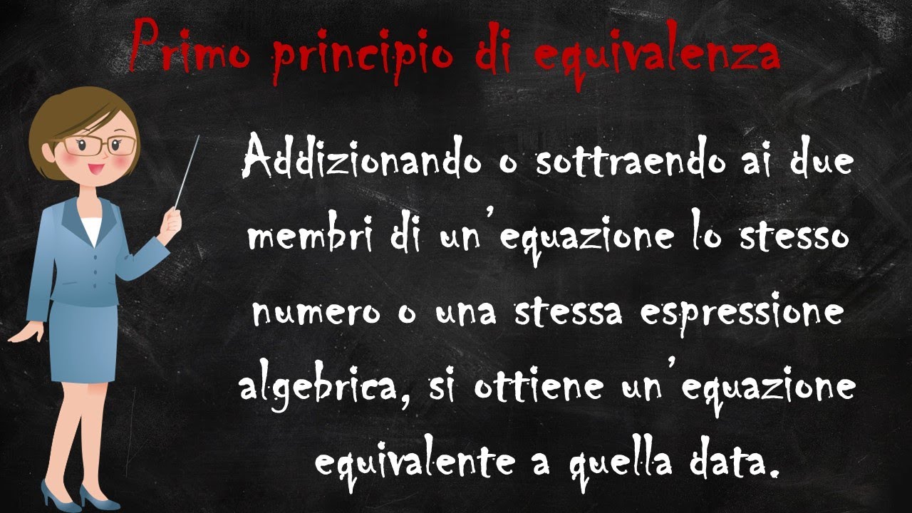 Mini lezione: primo principio di equivalenza e legge del trasporto