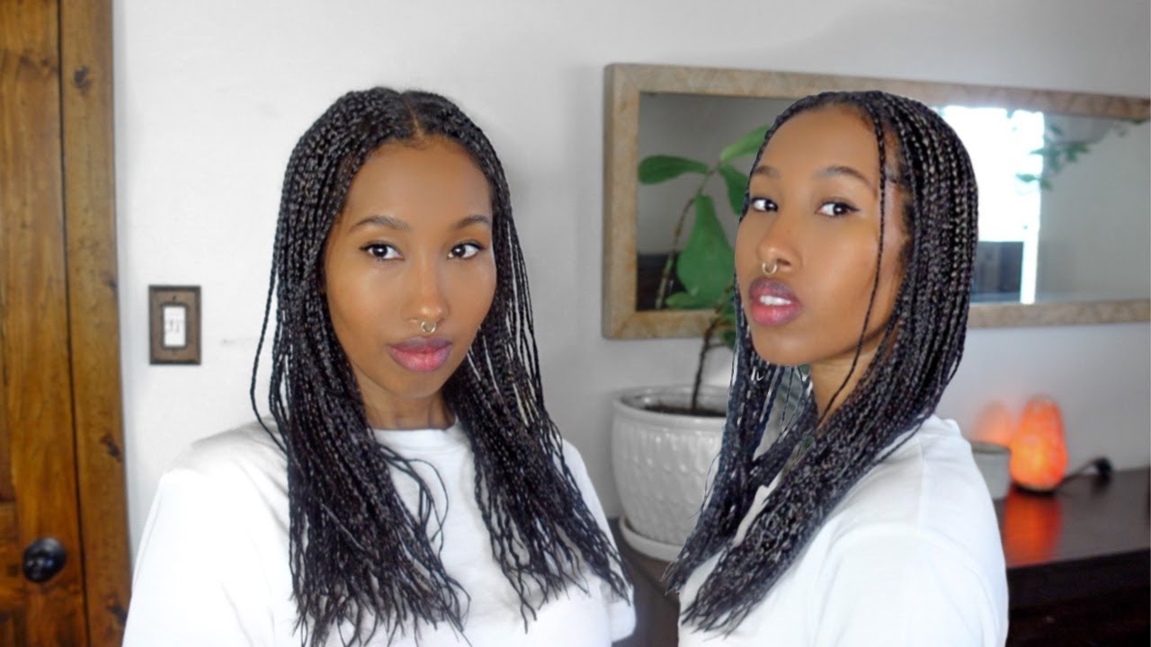Mini Braids with Extensions | Texlaxed Hair | Protective Style