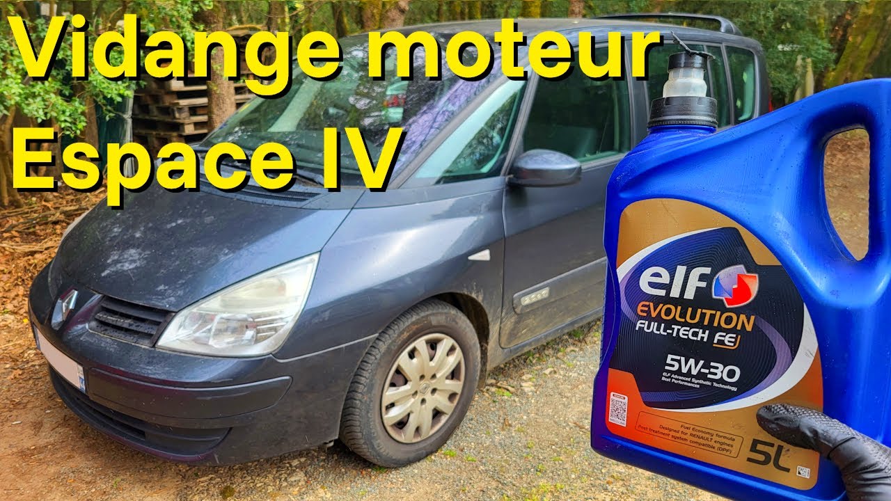 Vidange moteur Renault Espace IV (2.0 DCI)