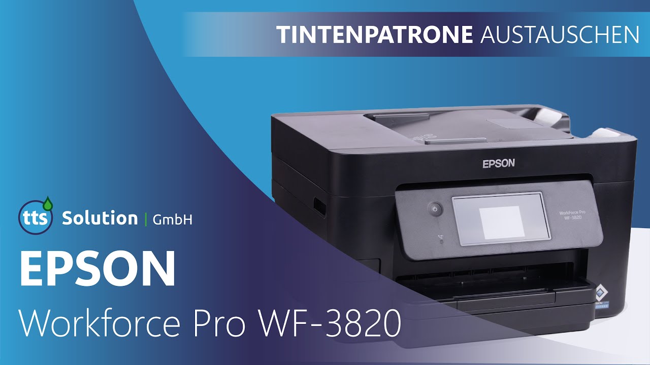 Wie tausche ich die Tintenpatronen beim Epson WorkForce Pro WF-3820 aus?
