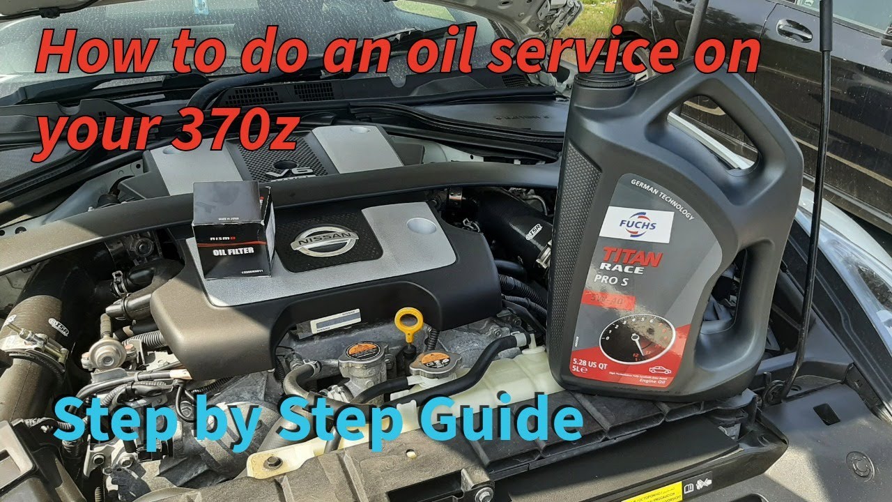How to do an Oil Service on your 370z: A very simple Step by Step Guide! Even a noob can do it!!
