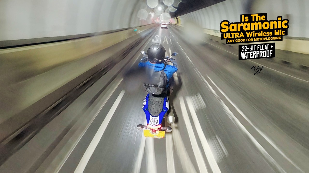 Riding through clyde tunnel + Some Filtering in the rain 🌧️🎼🔊 | YAMAHA TENERE 700 (Raw Sound)
