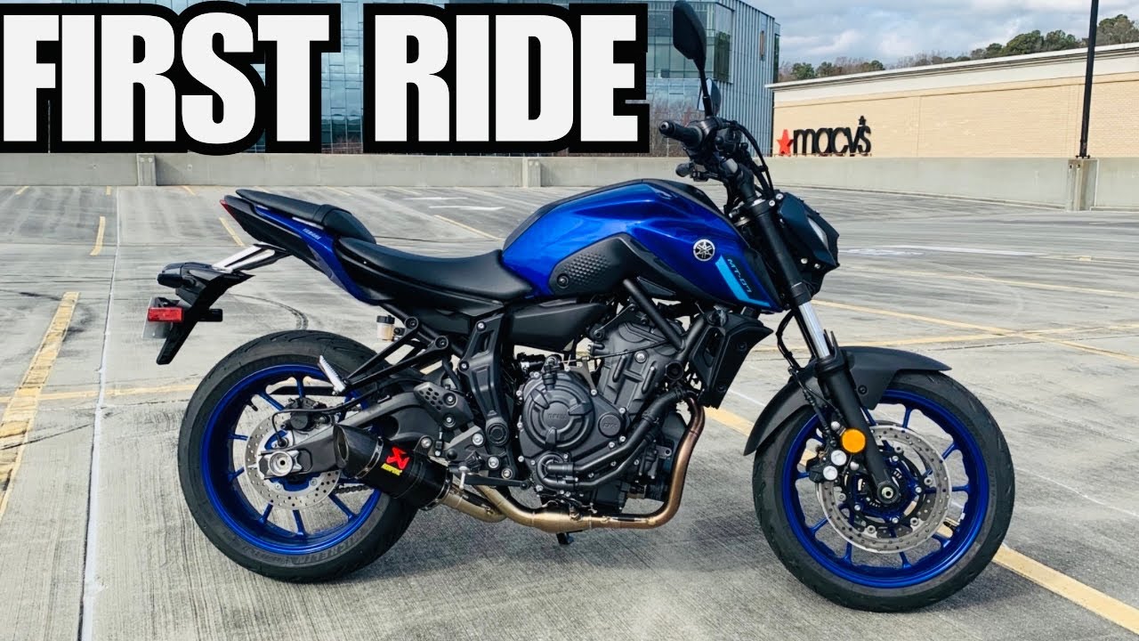 2024 MT-07 FIRST RIDE | RIDE HOME FROM DEALERSHIP