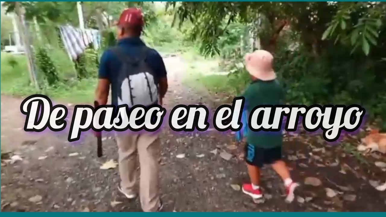Paseo en el arroyo 🐶🧑🧒🧔