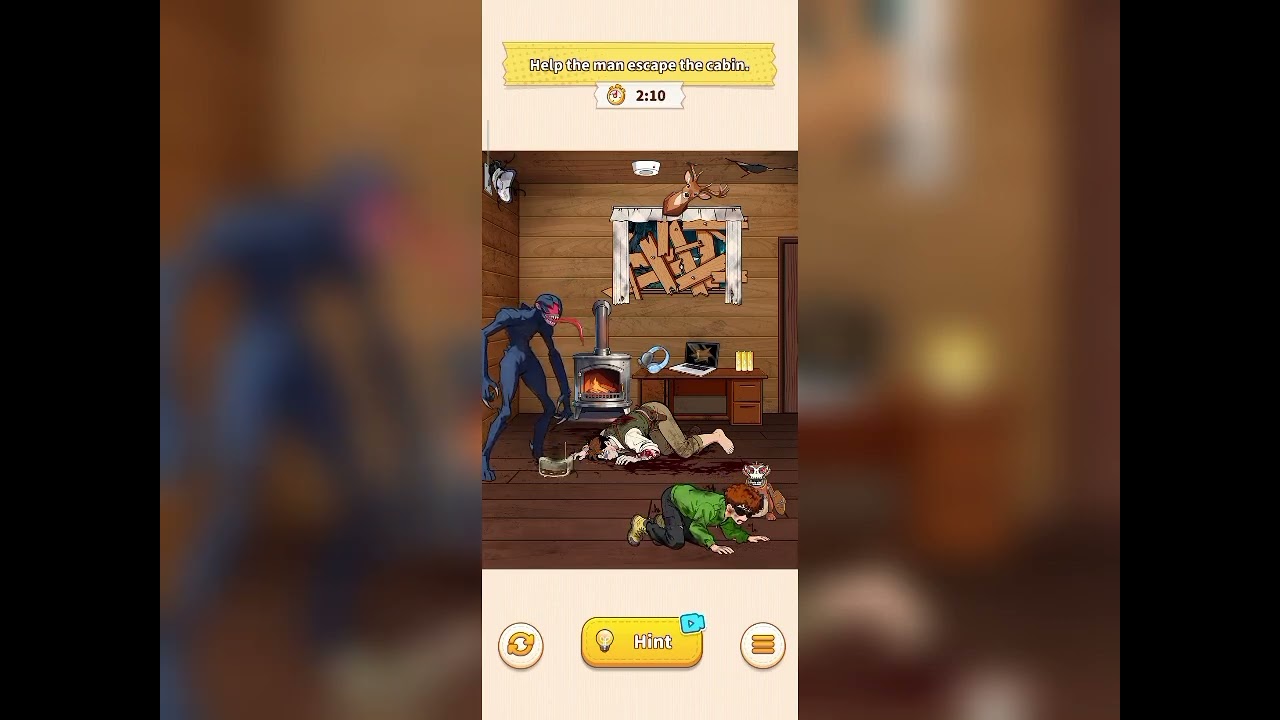 Brain Puzzle 3 Crazy Mind Level 46 A Quiet place Walkthrough