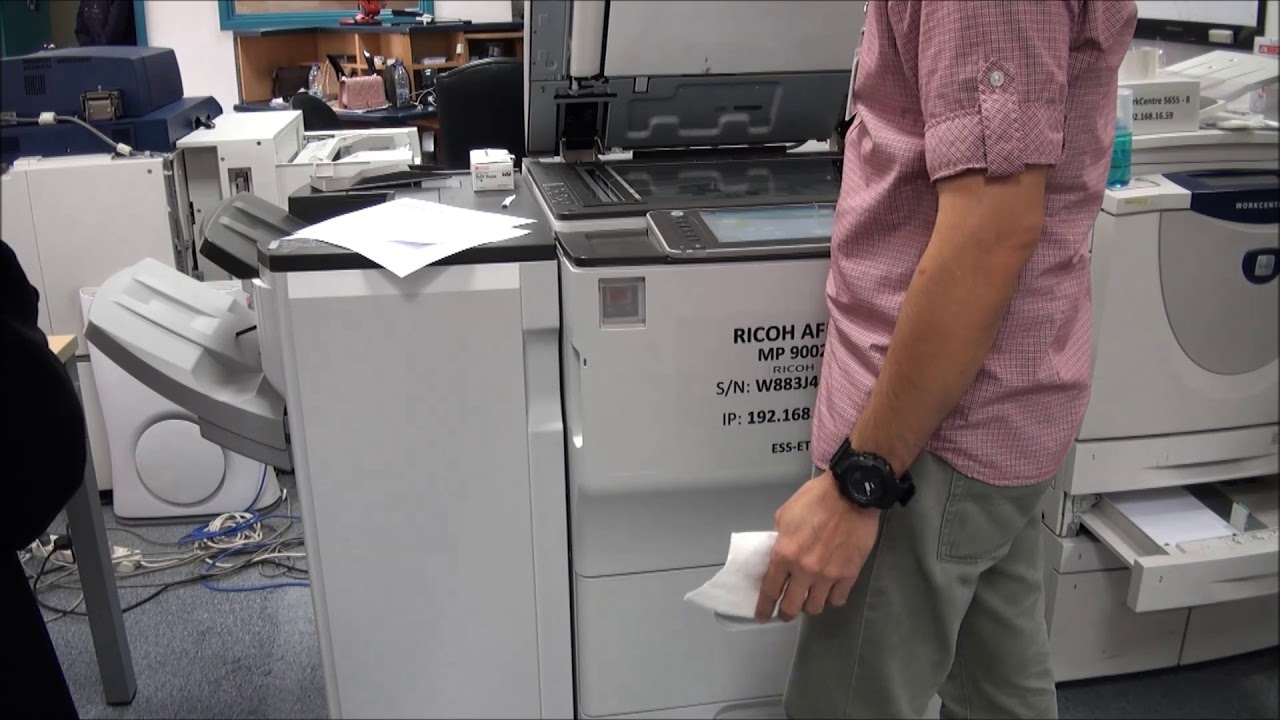 Basic Troubleshooting on dirty printing | photocopying | Ricoh Aficio 6002