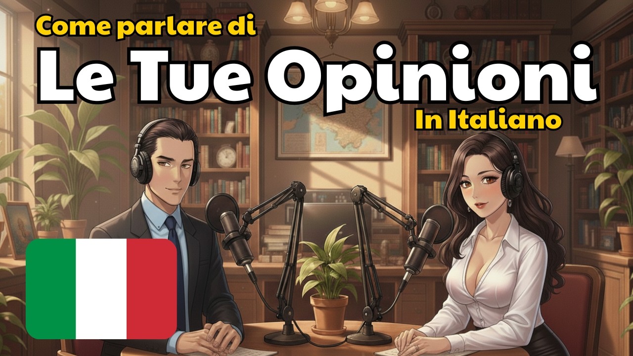 Come condividere le tue opinioni con sicurezza in italiano | Podcast di italiano per principianti 🎙️