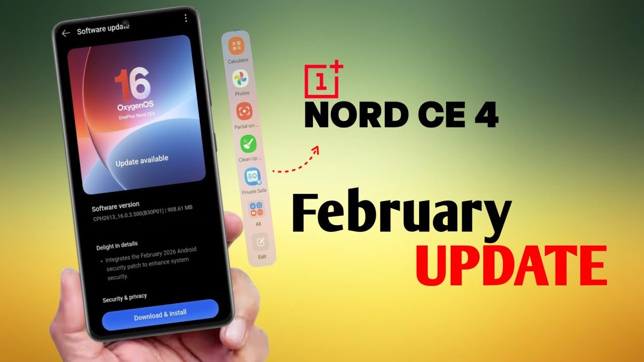 OnePlus Nord CE 4 February Update! (OxygenOS 16.0.3) Private Safe Features & More 🔥